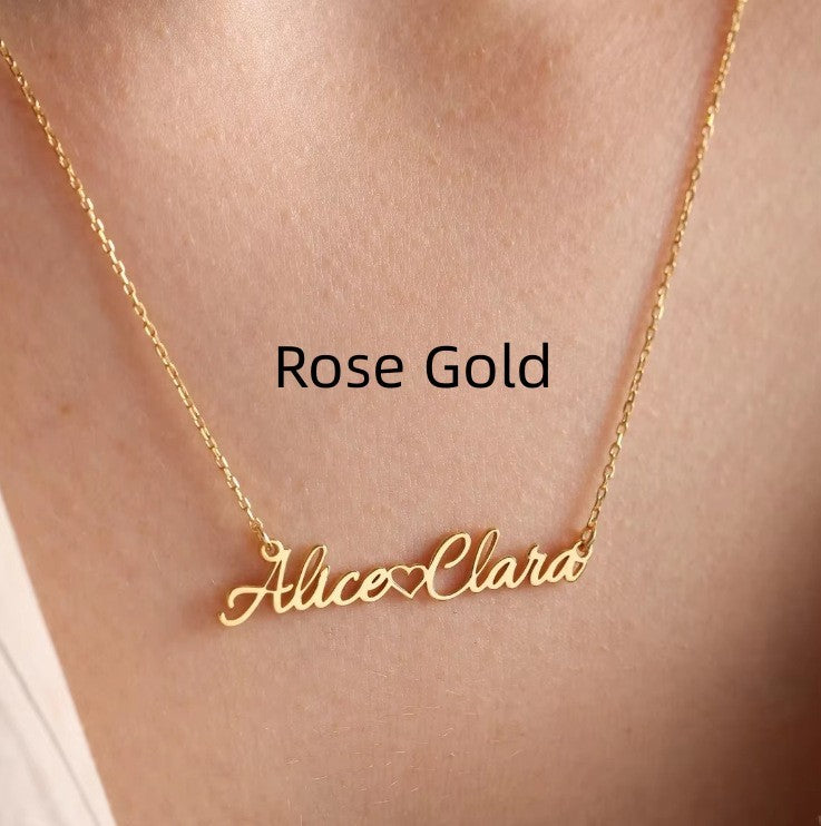 Customized Personalized Name Necklace Made Of Stainless Steel